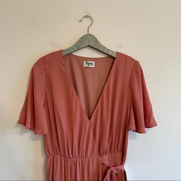 NWT SMYM Sophia Wrap Dress Rustic Mauve - Picture 3 of 8